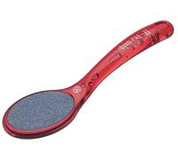 nippes Grattoir en céramique pour enlever les callosités des pieds, double face, grossier et fin, rouge