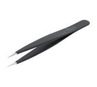 Nippes Solingen 729 Pince à épiler à pointe fine en acier inoxydable Noir 9,5 cm Longueur 9,5 cm
