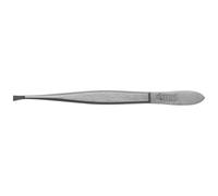 Nippes Solingen, 9SR Pince à épiler en acier inoxydable antirouille 9 cm de long pour épilation précise Argenté