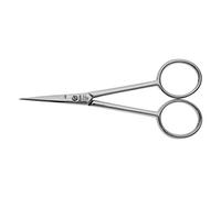 nippes Solingen Ciseaux à broder professionnels en acier nickelé | 10 cm | Ciseaux à pointe droite et tiges droites | Convient pour la broderie, l'artisanat et la couture | Qualité de Solingen