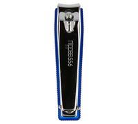 Nippes Solingen | Coupe-ongles avec attrape-ongles | Bleu | 6 cm | Coupe-ongles | Facilite la coupe des ongles solides et durs