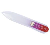 Nippes Solingen | manucure | coupe-ongles | pince à épiler Lime à ongles en verre arc-en-ciel 9 cm NIPPES