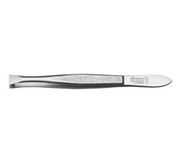 Nippes Solingen Pince à épiler à pointe droite, en acier inoxydable, longueur de 9 cm, pince à épiler, pince droite, pour une épilation précise, fabriquée en Allemagne 38SR Argent