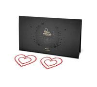 Nippies Cache tétons en faux diamants Coeur ROUGE