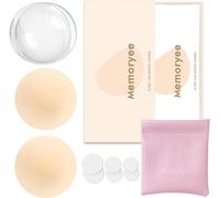 Nipple Covers,Ultra Thin For Women With Protection Reusable And Washable Adhesive Nipple Cover Invisible High Quality Soft Silicone Nipple Cover [8cm].[F49]