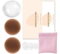 Nipple Covers,Ultra Thin For Women With Protection Reusable And Washable Adhesive Nipple Cover Invisible High Quality Soft Silicone Nipple Cover [8cm].[F59]