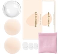 Nipple Covers,Ultra Thin For Women With Protection Reusable And Washable Adhesive Nipple Cover Invisible High Quality Soft Silicone Nipple Cover [8cm].[F61]