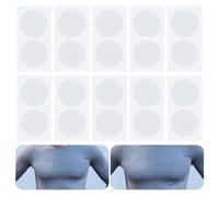 Nipple Tape Cover, Adhesive Patch Set, Sweat-Resistant Shield, Anti-Chafing Design, Ultra-Thin Invisible Layer, Ideal for Runners and Active Wear During Hot Weather Or Beach Activities, 10 Pieces