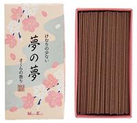 NIPPON KODO | Encens Yume no Yume, Bâtons d'Encens Naturel Japonais, Parfum de Fleurs de Cerisier, Environ 200 pcs
