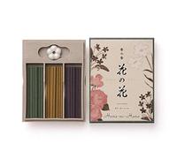 nippon kodo Hana-no-Hana Assortiment de 30 bâtons d'encens de qualité japonaise (rose, lys et violette)