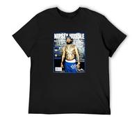 Nipsey Hussle T-Shirt La Crenshaw Rap Hip Hop HUSSLE Tee Mens Black L