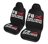 Nique La Sensibilisation Au Cancer du Sang Housses pour Siège Lot De 2 Antidérapant Housse De Protection Sièges Voitures Respirant Protecteurs De Sièges pour Monospaces SUV Conducteur