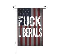 Nique Les Libéraux ! Drôle De Politique Drapeaux Durable Drapeaux De Jardin Suspendre Drapeau De Cour Pour Chambres Clubs Intérieure 30X45cm