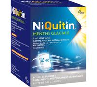 NiQuitin 2mg Nicotine Gommes À Mâcher Sans Sucre Menthe Glaciale 100 Pièces
