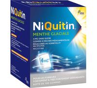 Niquitin Gomme A Mâcher Sans Sucre Menthe Glaciale 4mg 100 Pièces