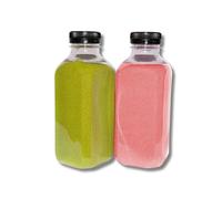 NIRALIS Sables colorés pour rituel de mariage, 800 g pour chaque pot, sable pour cérémonie du sable, mariages, décoration et travaux manuels (Rose/Vert)