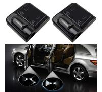 NIRBO 2 pièces Lumière d'emblème de Bienvenue de Porte de Voiture, lumières de Logo de projecteur, pour Citroen DS DS4 DS5 DS6 DS7 DS3, Accessoires de lumière LED de décoration