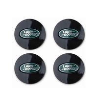 NIRBO Lot de 4 Capuchons de moyeu Central de Roue de Voiture chromés 62 mm pour Land Rover SV Freelander Discovery Defender Range Rover Evoque Sport, Garniture d'insigne d'autocollant de Pneu,H