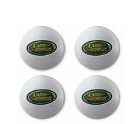 NIRBO Lot de 4 Capuchons de moyeu Central de Roue de Voiture chromés 62 mm pour Land Rover SV Freelander Discovery Defender Range Rover Evoque Sport, Garniture d'insigne d'autocollant de Pneu,G