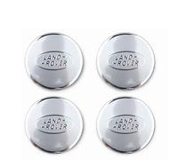 NIRBO Lot de 4 Capuchons de moyeu Central de Roue de Voiture chromés 62 mm pour Land Rover SV Freelander Discovery Defender Range Rover Evoque Sport, Garniture d'insigne d'autocollant de Pneu,F