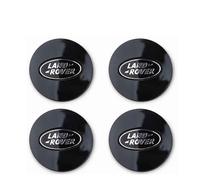 NIRBO Lot de 4 Capuchons de moyeu Central de Roue de Voiture chromés 62 mm pour Land Rover SV Freelander Discovery Defender Range Rover Evoque Sport, Garniture d'insigne d'autocollant de Pneu,I