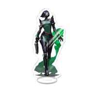 NIRBO Valorant Figurine de jeu en acrylique pour les fans de jeu, figurine colorée et exquise en acrylique (Viper)