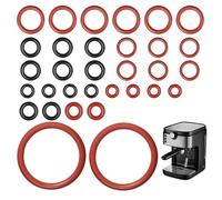 NIRJIK 30 Pièces Joints Toriques Silicone Compatibles Philips Saeco Machines à Café, Joint de Remplacement pour Groupe Café, Valve d'Écoulement, Valve de Support à Vapeur