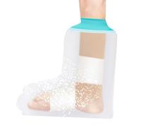 NIRJIK Protège-Pied Pour Douche Imperméable Et Antidérapant - Réutilisable Pour Adultes, Conçu Pour La Protection Des Plâtres Et Des Bandages, Gardien Des Blessures Au Cheville