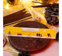 Nirmalaya Lot de 40 bâtons d'encens au jasmin de qualité supérieure - 100 % naturel et sans charbon - Agarbatti bio de luxe, fabriqué à la main pour Pooja, méditation, yoga et aromathérapie