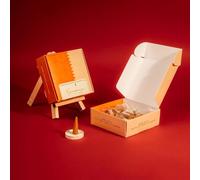 Nirmalaya Lot de 40 cônes d'encens au Bois de Santal - Cônes d'encens Bio parfumés - Cônes d'encens - Cônes d'encens sans Charbon - Cônes d'encens de Noël - Cônes Insense