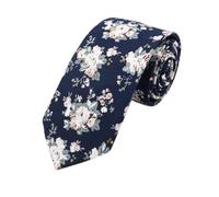 NIRNHYRUR Cravates pour Hommes Cravate élégante à Motif Floral for Homme et Femme, en Coton, Motif Cachemire, étroite et Fine, idéale for Un Mariage ou Une soirée(Light Yellow)
