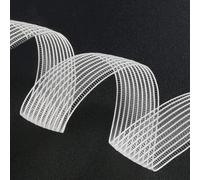 NIRNHYRUR Elastique Plat à Coudre Bandes de Caoutchouc Extensibles 10 à 100mm Largeur, Ruban en Dentelle Noire, Ceinture Taille, sous-vêtements, Accessoires Bricolage(White,1.5cmx8M)