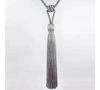 NIRNHYRUR Embrasses de Rideaux Embrasses de Rideaux décoratives en Corde tressée, Accessoires de Fixation for Rideaux, Rideaux de fenêtre, B, 4 pièces(6 Pcs)