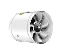 NIRNHYRUR Extracteur d'air 4/6/7/8 InchPowerful Ventilation Air Ventilator Metal Pipe Exhaust Fan 220V for Home Bathroom Warehouse(6 inches)