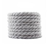 NIRNHYRUR Lacets Moelleux 20 Paires Unisexe épaissi 8mm de diamètre Lacets en Corde de Chanvre à Trois brins for Chaussures décontractées(Gray,160cm)