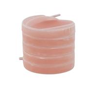 NIRNHYRUR Lacets Moelleux 4 Paires 12.7mm Ruban Velours Plat Simple Face Lacets en Peluche for Chaussures décontractées(1613-1 Light Pink,120cm)