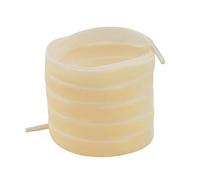 NIRNHYRUR Lacets Moelleux 4 Paires 12.7mm Ruban Velours Plat Simple Face Lacets en Peluche for Chaussures décontractées(1618-1 Champagne,80cm)