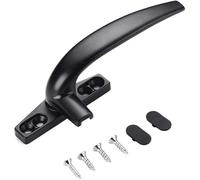 NIRNHYRUR Manivelle Poignées de serrures fenêtre for Serrure en PVC, Porte et raccords extérieurs Alliage d'aluminium épais, poussée antivol à Gauche Droite