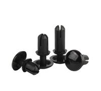 NIRNHYRUR Rivets Rivet d'expansion en Nylon et Plastique de Type R, écrou, Boucle, Clip, Fixation Rivet for Carte PC(Black,R2655(150pcs))