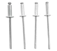 NIRNHYRUR Rvets Lot de 50/20 Rivets en Aluminium M2.4 M2.8 M3.2 M3.6, tête borgne, Tige en Acier, mandrin d'échappement(19mm,M2.4(50pcs))