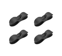 NIRNHYRUR Serre-câbles Pinces à Fil for appareils électriques, 50 pièces, en Caoutchouc Auto-adhésif for Le Bureau et la Maison(Black)