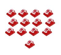 NIRNHYRUR Serre-câbles Support de Fixation câble Auto-adhésif, Pince à Fil en Plastique for Le Bureau et la Maison, 1000 pièces/Ensemble(Transparent)