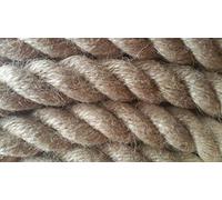 NiroSport Corde en jute pour corde d'escalade - Corde de chanvre - Diamètre : 30 mm - 4 m - Avec élément de fixation