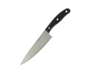 Nirosta 43800 Couteau à découper, couteau de cuisine, Acier Inoxydable, Noir, 31 cm