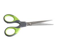 Nirosta 48135 Ciseaux Universel Nirosta-Praktika avec softgrip 17cm Gris/Vert/Argent, Acier Inoxydable, 17 x 6,5 x 1 cm