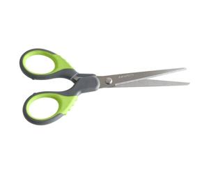 Nirosta 48135 Ciseaux Universel Nirosta-Praktika avec softgrip 17cm Gris/Vert/Argent, Acier Inoxydable, 17 x 6,5 x 1 cm