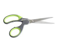 Nirosta 48137 Ciseaux prise souple Nirosta-Praktika, Ciseaux de cuisine, Acier inoxydable, Gris, Vert, Argent, 17 cm x 6,5 cm x 1 cm