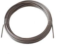 Nirosta - Câble 4 mm en acier inoxydable 7x7 EN 1.4401 - 10 m - Moyennement souple - A4 Niro