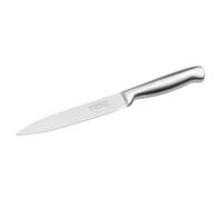Nirosta Couteau de Cuisine Lame 12 cm en Acier Inoxydable | Découpe précise en cuisine, Inox 24 cm, Manche tout inox, Pour trancher couper ciseler, Garantie 4 ans