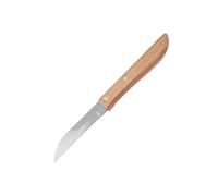 Nirosta Couteau d'Office Lame 7,5 cm en Inox avec Manche Bois